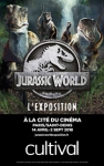 Expo Jurassic World - billet coupe-file + audioguide
