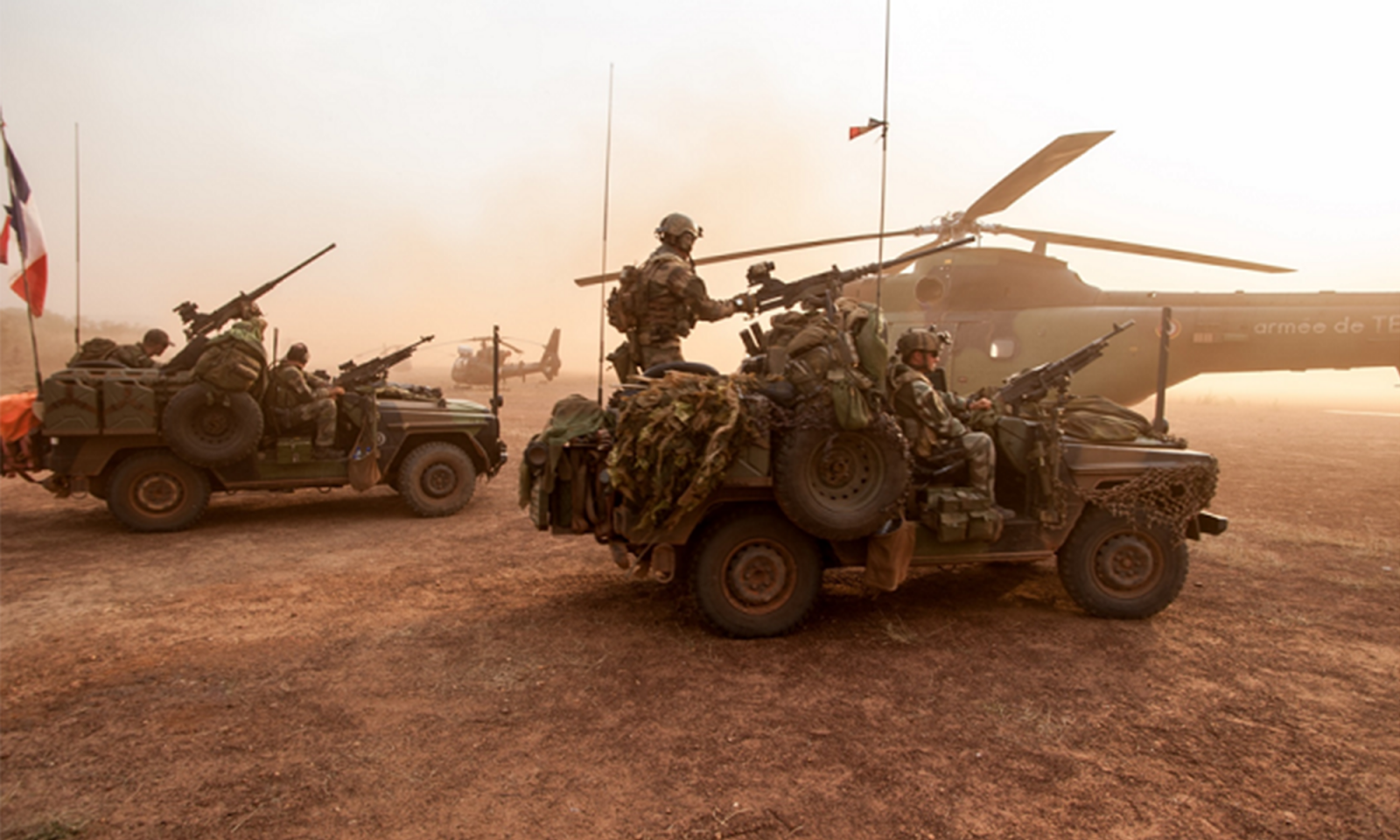 Task Unit du 1er RPIMa à N’Délé, Centrafrique, décembre 2013